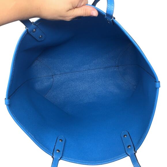 Coach Coated Canvas Reversible City Tote - Starry Sky / Bright Blue - Picture 7 of 15